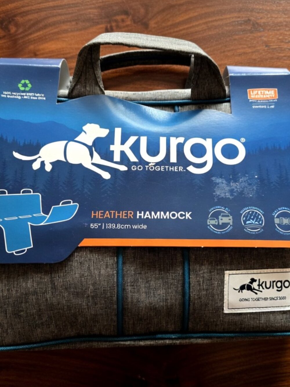 New in pkg KURGO dog seat hammock